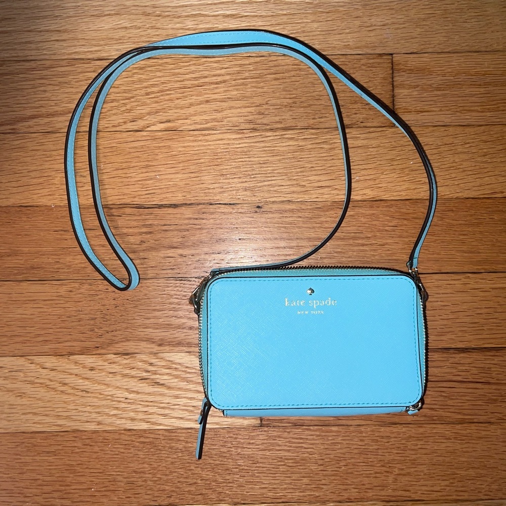 Blue Kate Spade Crossbody Bag